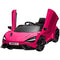 Mclaren 765LT Electric 12V Kids Ride on Toy Car With Remote - Pink