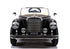 Mercedes Benz 300S (W188) Licensed Kids Electric Ride On Car with Leather Seat, EVA wheels, Remote Control LED Lights and MP3- Black