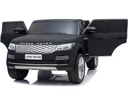 Licensed 24V Range Rover Vogue HSE 2 Seater Ride On Jeep with parental control and fitted screen - Matte Black