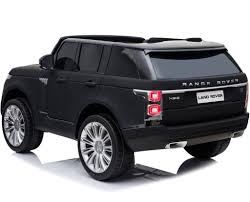Licensed 24V Range Rover Vogue HSE 2 Seater Ride On Jeep with parental control and fitted screen - Matte Black