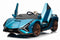 Lamborghini Sian, 24v, 4wd, 2 seater ride on car - Met Blue