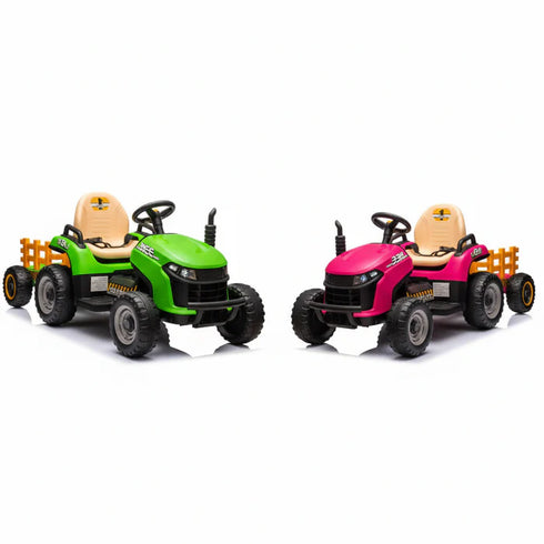 Kids Ride-On Tractor 12v With Parental Remote