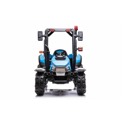 24V 3 in 1 Kids Ride on Tractor, Excavator ＆ Bulldozer, Electric Vehicle w/Trailer, Digger, Shovel Bucket, Remote Control, EVA Tires, LED Lights, Mus 3 in 1 Ride on Tractor and Trailer with Shovel Bucket