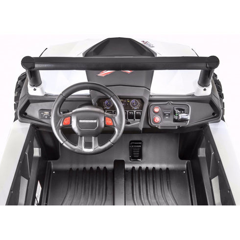 Renegade UTV-MX Buggy Style 24V 4WD Kids Electric Ride On With EVA Tyres, LEATHER seats and MP4 screen - Black