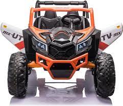 Upgraded Renegade UTV-MX Buggy 24V 2 Seat Electric Ride On- Orange