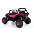 Renegade UTV-MX Buggy Style 24V 4WD Kids Electric Ride On With EVA Tyres, LEATHER seats and MP4 screen - Pink