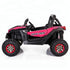 Renegade UTV-MX Buggy Style 24V 4WD Kids Electric Ride On With EVA Tyres, LEATHER seats and MP4 screen - Pink