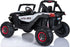 Renegade UTV-MX Buggy Style 24V 4WD Kids Electric Ride On With EVA Tyres, LEATHER seats and MP4 screen - White