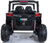 Renegade UTV-MX Buggy Style 24V 4WD Kids Electric Ride On With EVA Tyres, LEATHER seats and MP4 screen - White