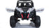 Renegade UTV-MX Buggy Style 24V 4WD Kids Electric Ride On With EVA Tyres, LEATHER seats and MP4 screen - White