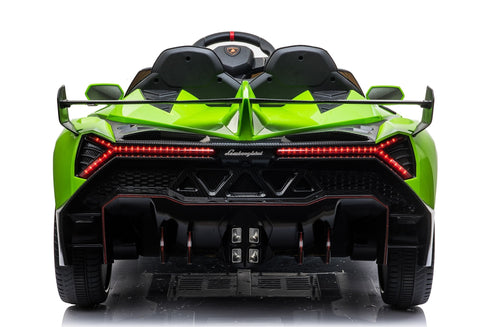 Fully Licensed Lamborghini Veneno 2 seater ride on car MP4 LCD screen - GREEN
