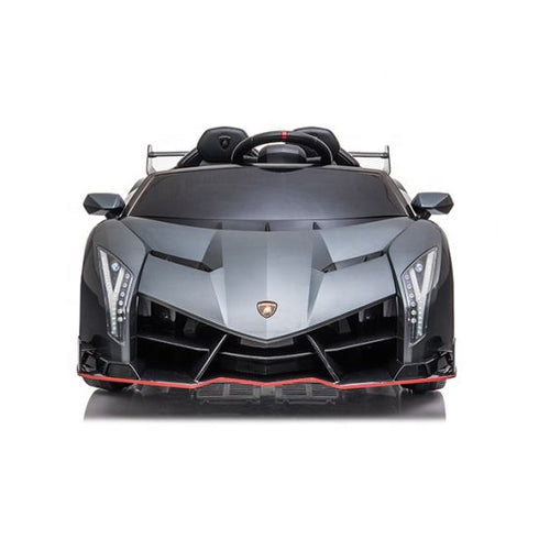 Fully Licensed Lamborghini Veneno 2 seater ride on car MP4 LCD screen - Grey