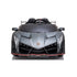 Fully Licensed Lamborghini Veneno 2 seater ride on car MP4 LCD screen - Grey