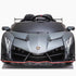 Fully Licensed Lamborghini Veneno 2 seater ride on car MP4 LCD screen - Grey