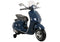 Licensed Children's Vespa 12V Ride On Electric Bike - Blue