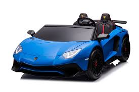 2 Seater Lamborghini SVJ 24V XXL Ride on Sports Car Massive Size-Blue