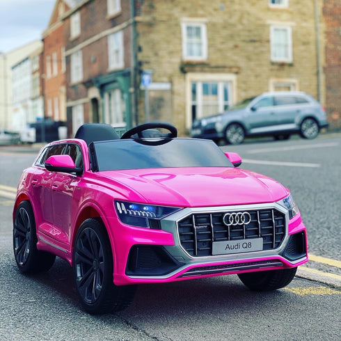 Licensed 12V Audi Q8 Children's Battery Operated 12v Ride on SUV - PINK