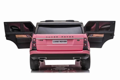 Licensed Range Rover Vogue HSE 2 Seater Ride On Jeep with parental control and fitted screen - Pink