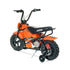 KIDS ELECTRIC 250W MINI DIRT BIKE MINI MOTO PIT SCRAMBLER BIKE 24V BATTERY HP108- Orange