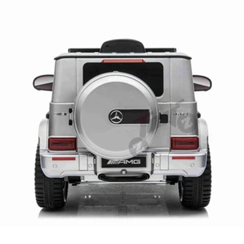 Fully Licensed Mercedes Benz G63 AMG 12V Battery Electric Ride on Car BIG SIZE(BBH003) - Metallic Silver