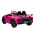 LAMBORGHINI SVJ FULLY LICENSED 12V CHILDRENS RIDE ON CAR WITH 2.4G PARENTAL REMOTE- PINK