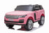 Licensed Range Rover Vogue HSE 2 Seater Ride On Jeep with parental control and fitted screen - Pink