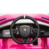 LAMBORGHINI SVJ FULLY LICENSED 12V CHILDRENS RIDE ON CAR WITH 2.4G PARENTAL REMOTE- PINK