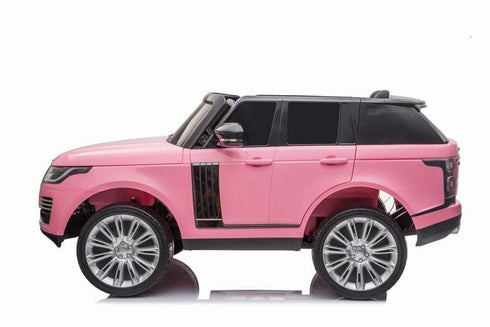 Licensed Range Rover Vogue HSE 2 Seater Ride On Jeep with parental control and fitted screen - Pink