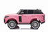 Licensed Range Rover Vogue HSE 2 Seater Ride On Jeep with parental control and fitted screen - Pink