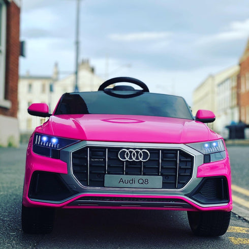 Licensed 12V Audi Q8 Children's Battery Operated 12v Ride on SUV - PINK