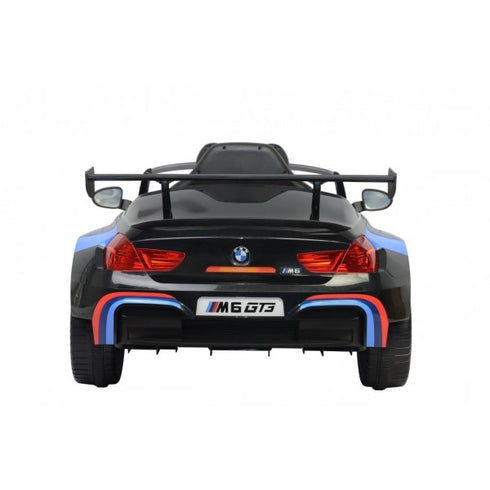 Licensed BMW M6 GT3 electric ride on car with EVA wheels and LEATHER seat upgrade-BLACK