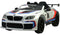 Licensed BMW M6 GT3 electric ride on car with EVA wheels and LEATHER seat upgrade- White