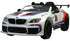 Licensed BMW M6 GT3 electric ride on car with EVA wheels and LEATHER seat upgrade- White