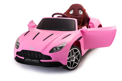 Aston Martin DB11 Children's electric ride on car with parental control- Pink