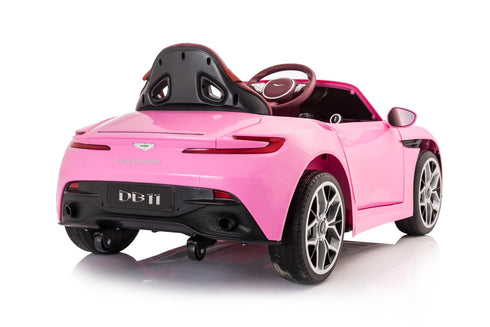 Aston Martin DB11 Children's electric ride on car with parental control- Pink