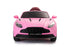 Aston Martin DB11 Children's electric ride on car with parental control- Pink