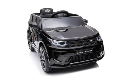 Licensed land rover 12v Discovery New 2022 kids ride on car - Metallic Black