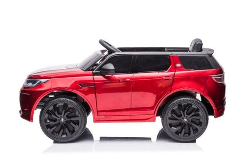 Licensed land rover 12v Discovery New 2022 kids ride on car - Metallic Red