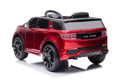 Licensed land rover 12v Discovery New 2022 kids ride on car - Metallic Red