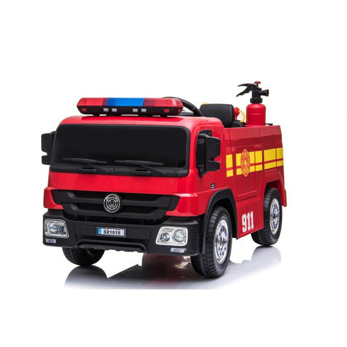 12V Children's Ride On Fire Engine with Accessories