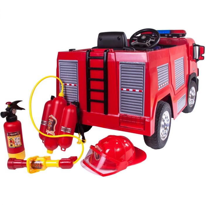 12V Children s Ride On Fire Engine with Accessories