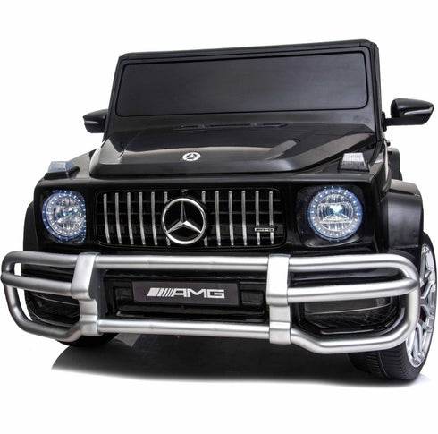Licensed 4WD High Door Mercedes AMG G63 24V Ride On 2 SEATER Jeep - MATTE Black