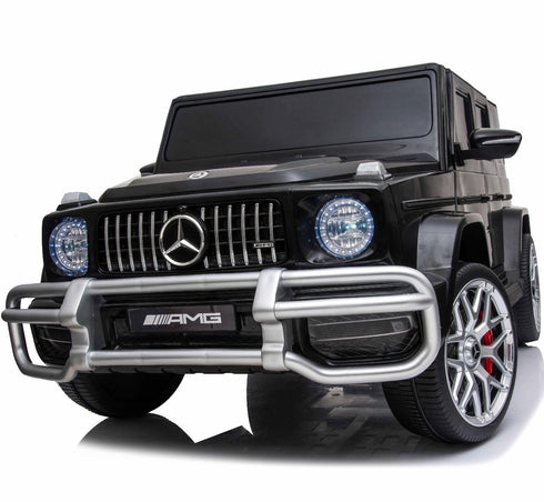 Licensed 4WD High Door Mercedes AMG G63 24V Ride On 2 SEATER Jeep - MATTE Black
