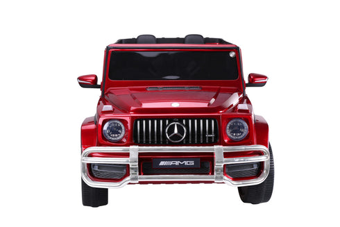 Licensed 4WD High Door Mercedes AMG G63 24V Ride On 2 SEATER Jeep - WINE RED