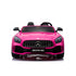 OFFICIAL LICENSED 24V KIDS ELECTRIC RIDE ON MERCEDES AMG GTR 4WD WITH PARENTAL REMOTE CONTROL - 2 SEATER MODEL Pink