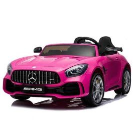 OFFICIAL LICENSED 24V KIDS ELECTRIC RIDE ON MERCEDES AMG GTR 4WD WITH PARENTAL REMOTE CONTROL - 2 SEATER MODEL Pink