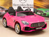 OFFICIAL LICENSED 24V KIDS ELECTRIC RIDE ON MERCEDES AMG GTR 4WD WITH PARENTAL REMOTE CONTROL - 2 SEATER MODEL Pink