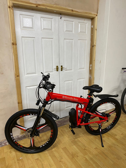 New Latest Electric bicycle e-bike foldable mountain bike 26" 36v 350w-BLACK