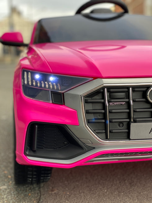 Licensed 12V Audi Q8 Children's Battery Operated 12v Ride on SUV - PINK