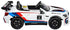 Licensed BMW M6 GT3 electric ride on car with EVA wheels and LEATHER seat upgrade- White